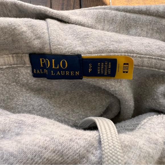 Polo Ralph Lauren Polo Bear Fleece Hoodie Gray size S - Picture 4 of 7